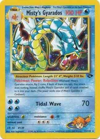 Misty's Gyarados - 13/132 - Rare - Unlimited [gym2U-13] [Holo]