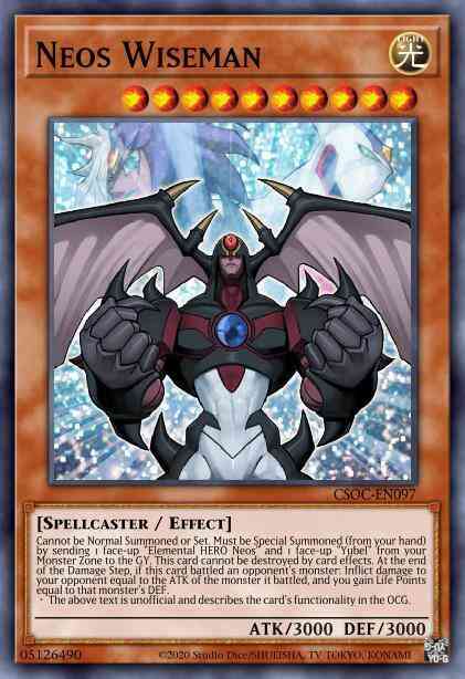 Neos Wiseman - LCGX-EN040 - Ultra Rare - 1st Edition