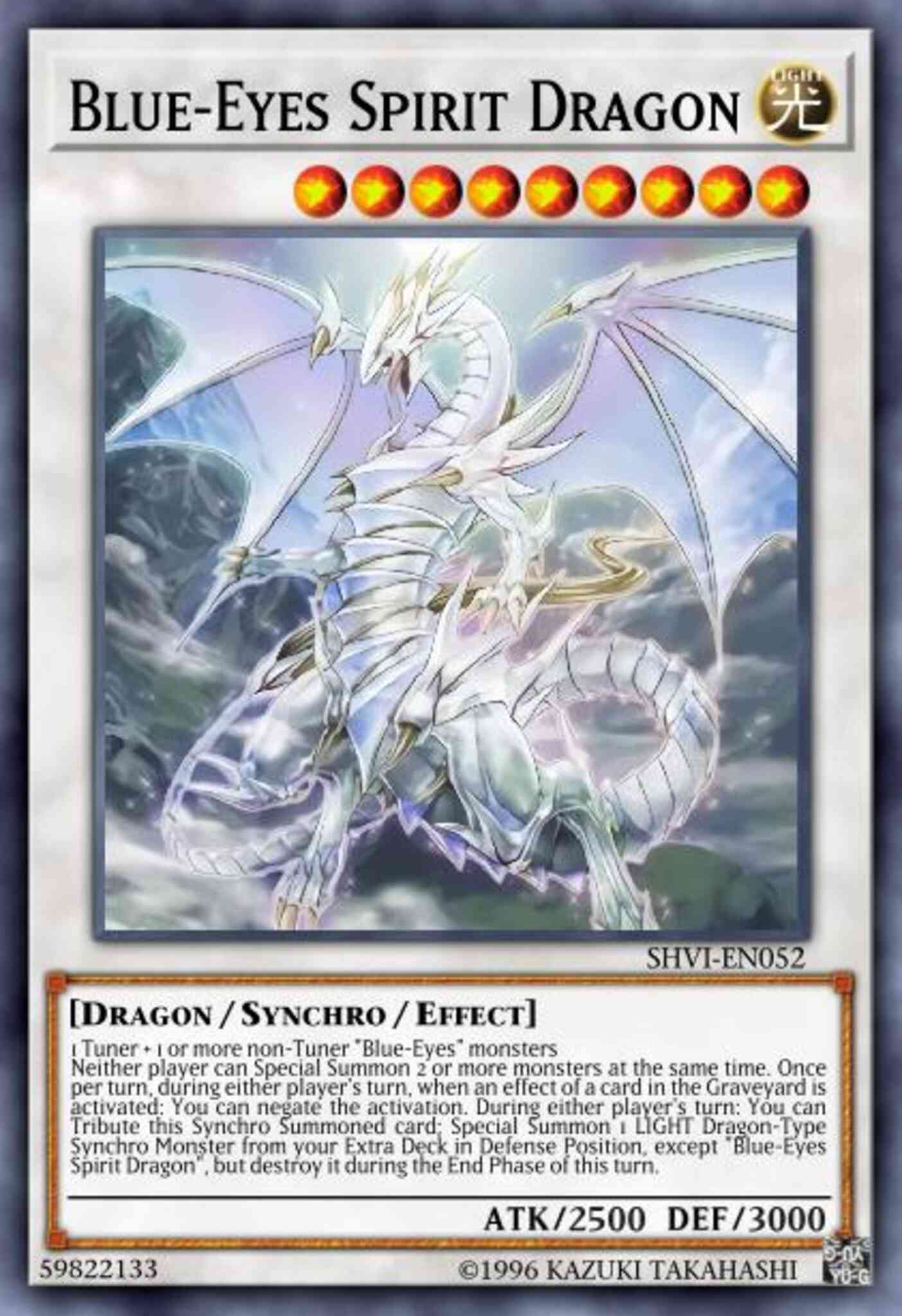 Blue-Eyes Spirit Dragon - SHVI-EN052 - Secret Rare - Unlimited