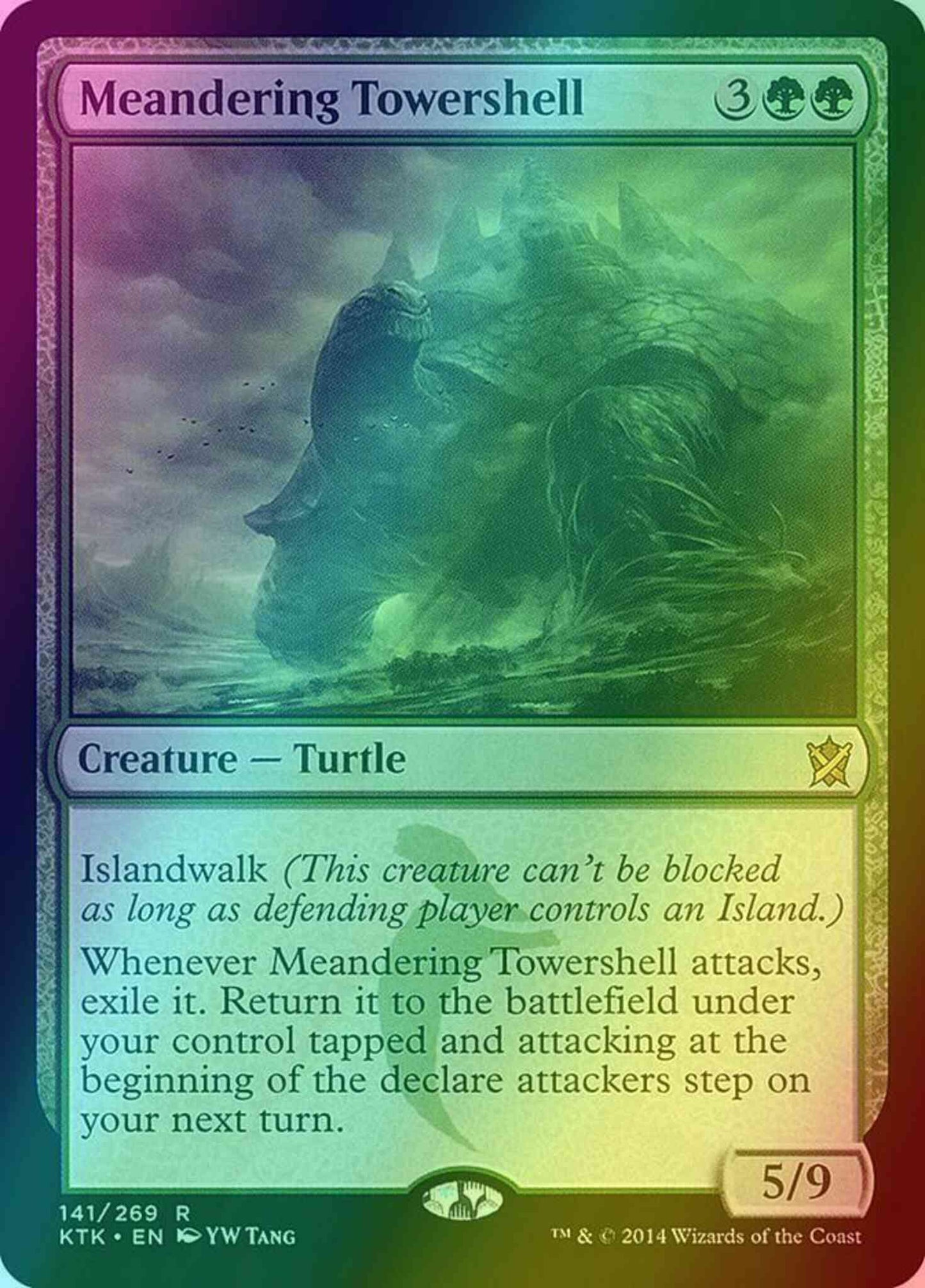 Meandering Towershell [141] [Khans Of Tarkir] [Foil]