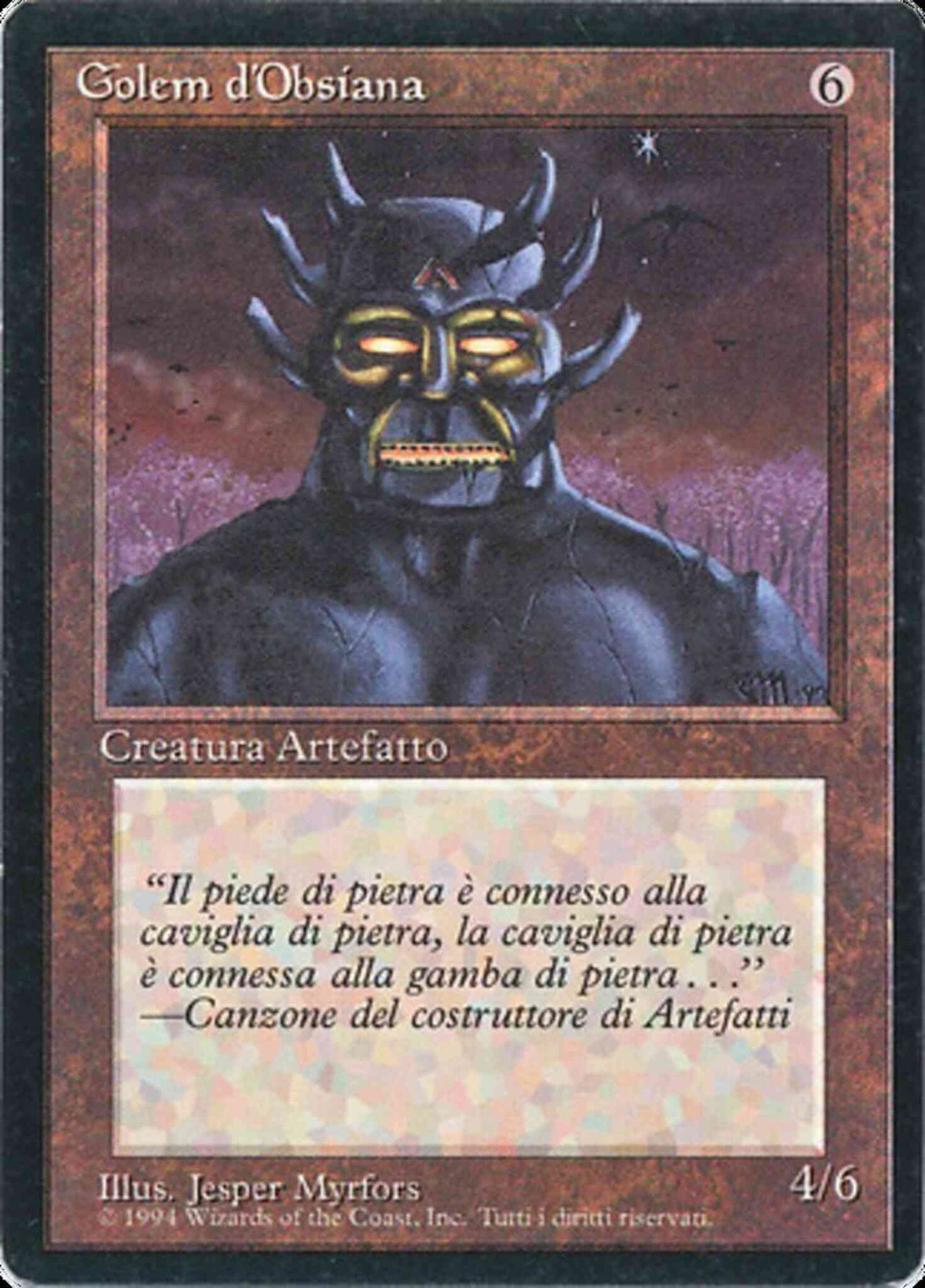 Obsianus Golem - Italian [268] [Foreign Black Border: Italian] [Non-Foil]
