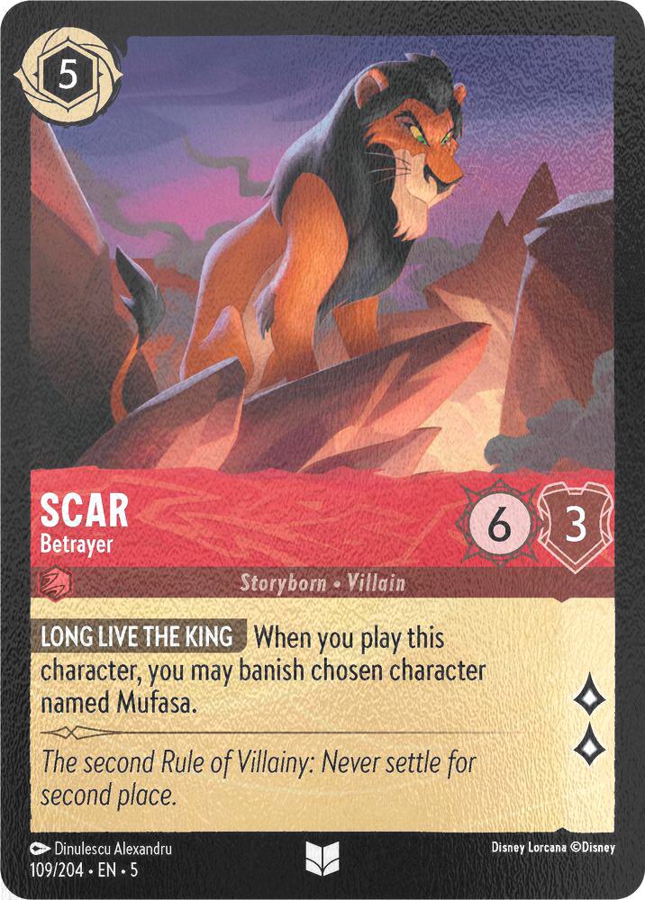 Scar - Betrayer - 109/204 [Shimmering Skies] [Cold Foil]