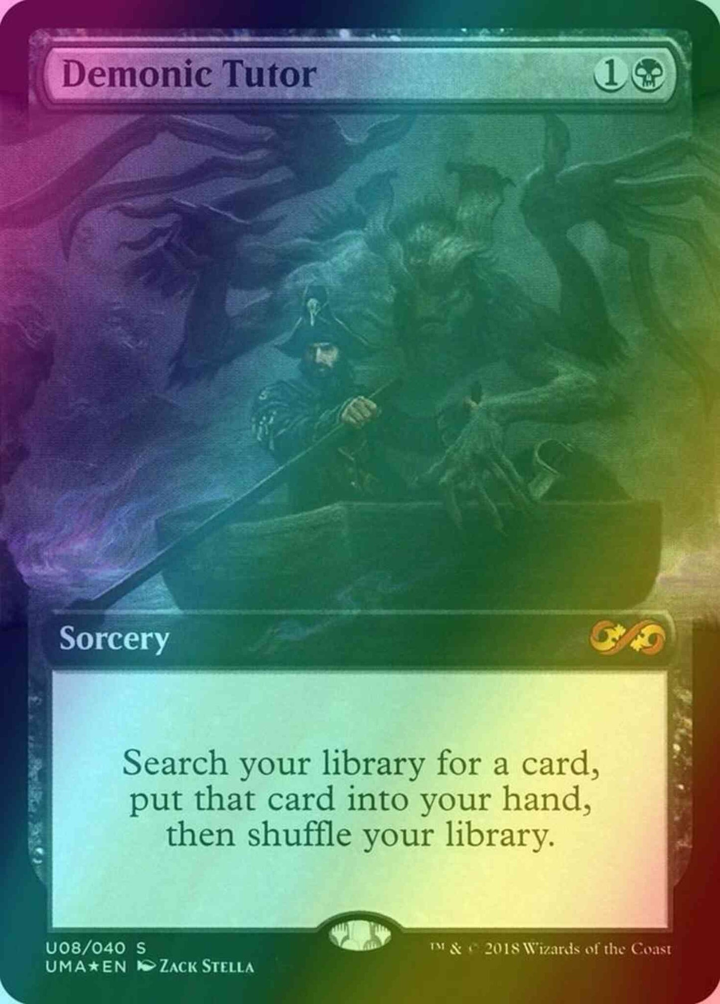 Demonic Tutor [U8] [Ultimate Box Topper] [Foil]