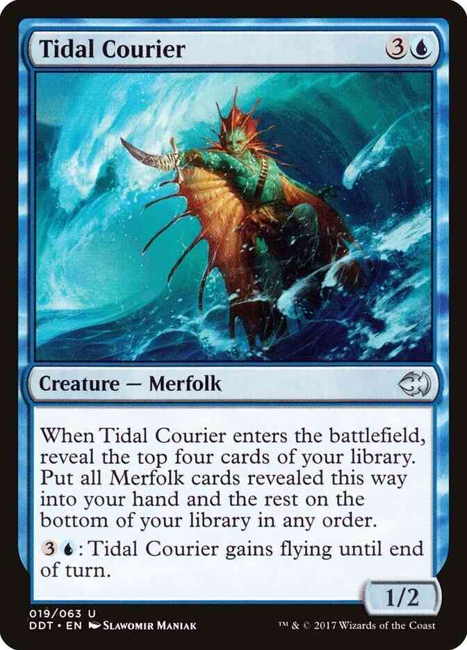 Tidal Courier [19] [Duel Decks Merfolk vs Goblins] [Non-Foil]