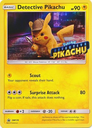 Detective Pikachu - SM170 - Stamped - Promo [smp-SM170] [Holo]