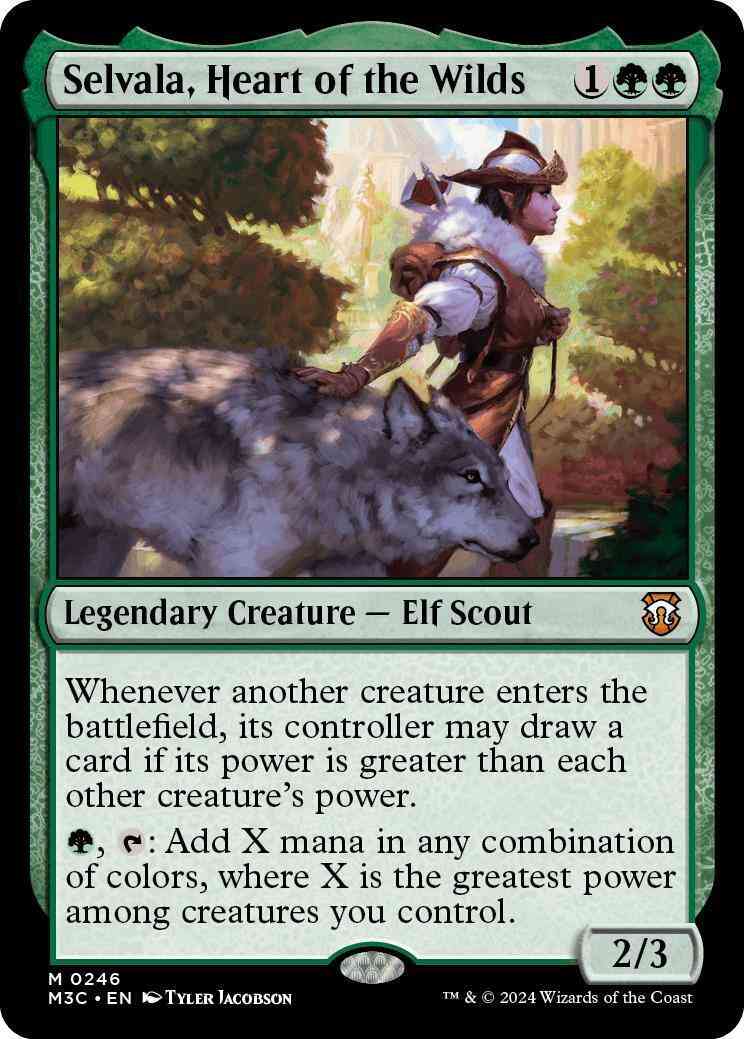 Selvala, Heart of the Wilds [246] [Modern Horizons 3: Commander] [Non-Foil]