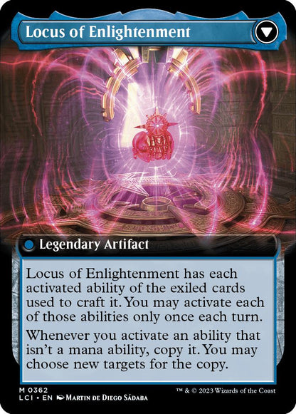 The Enigma Jewel // Locus of Enlightenment [362] [Extended Art] [The Lost Caverns of Ixalan] [Non-Foil]