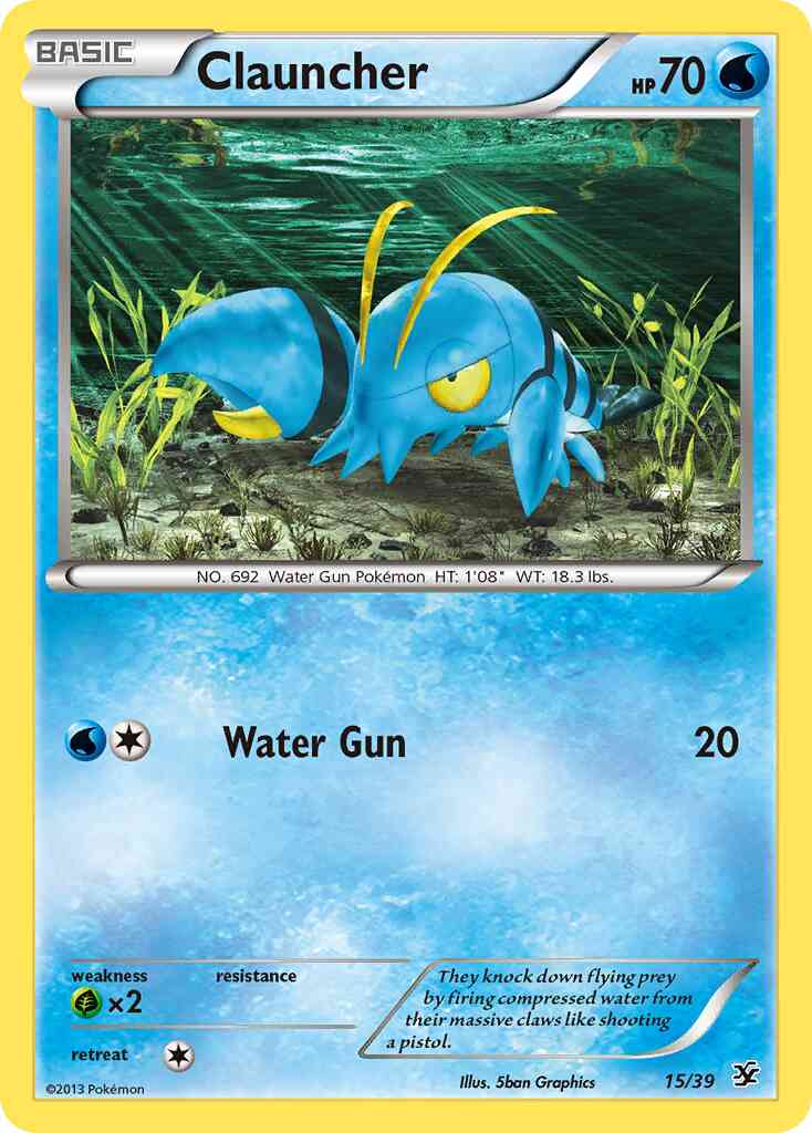 Clauncher - 15/39 -  [xy0-15] [Non-Holo]