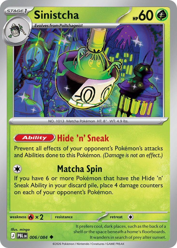 Sinistcha - 006/084 - Uncommon [me05-006] [Non-Holo]