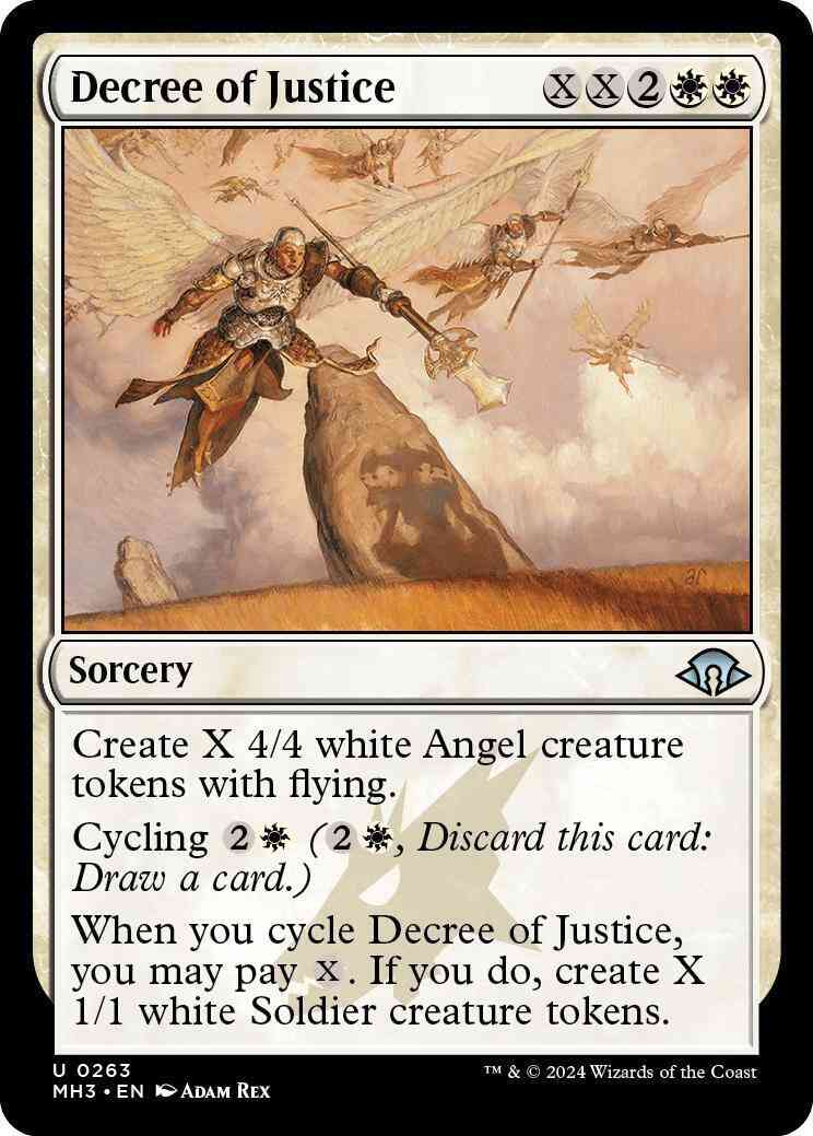 Decree of Justice [263] [Modern Horizons 3] [Non-Foil]