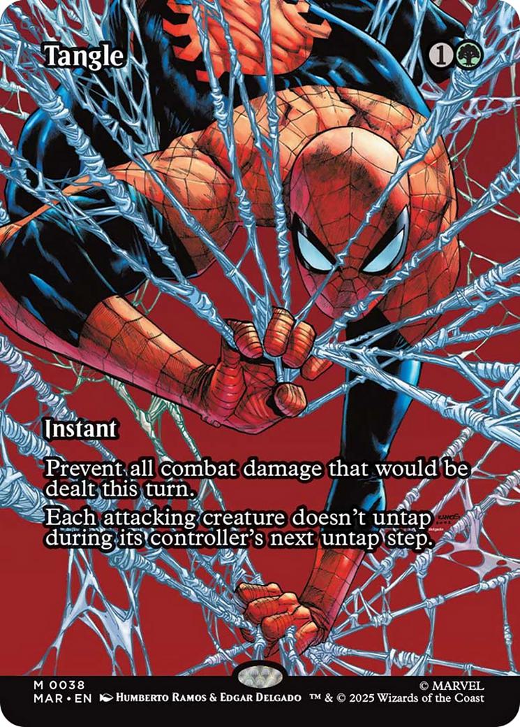 Tangle [38] [Borderless] [Source Material] [Marvel Universe] [Non-Foil]