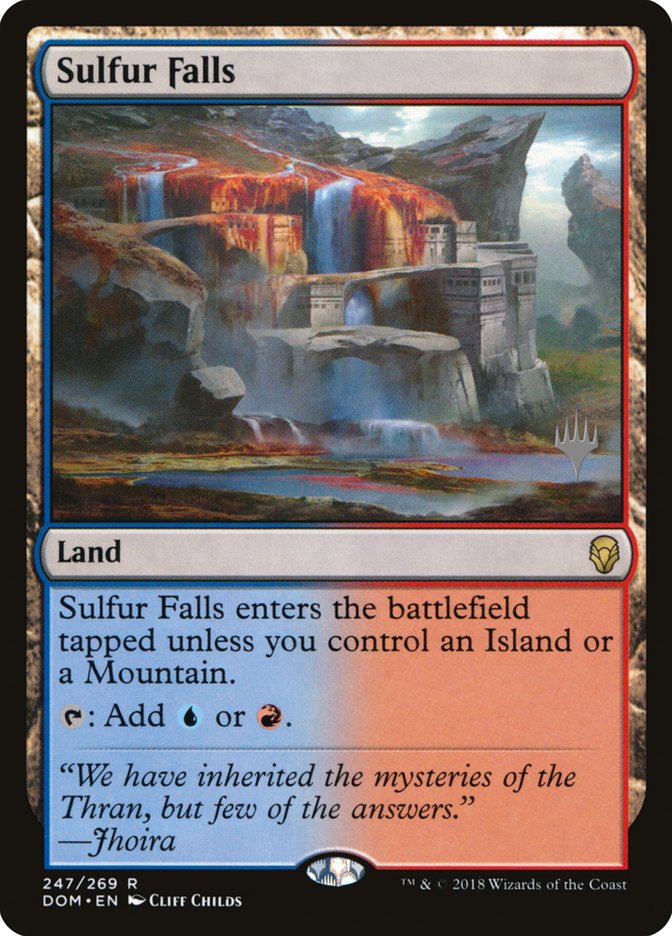 Sulfur Falls [247p] [Promo Pack] [Dominaria Promos] [Foil]