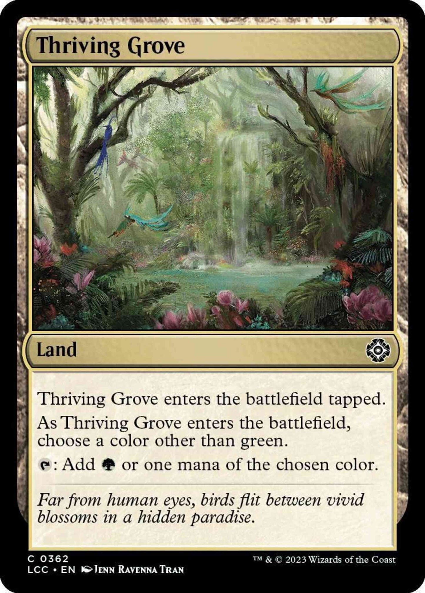Thriving Grove [362] [The Lost Caverns of Ixalan: Commander] [Non-Foil]