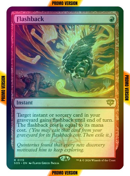 Flashback [115p] [Promo Pack] [Secrets of Strixhaven Promos] [Foil]
