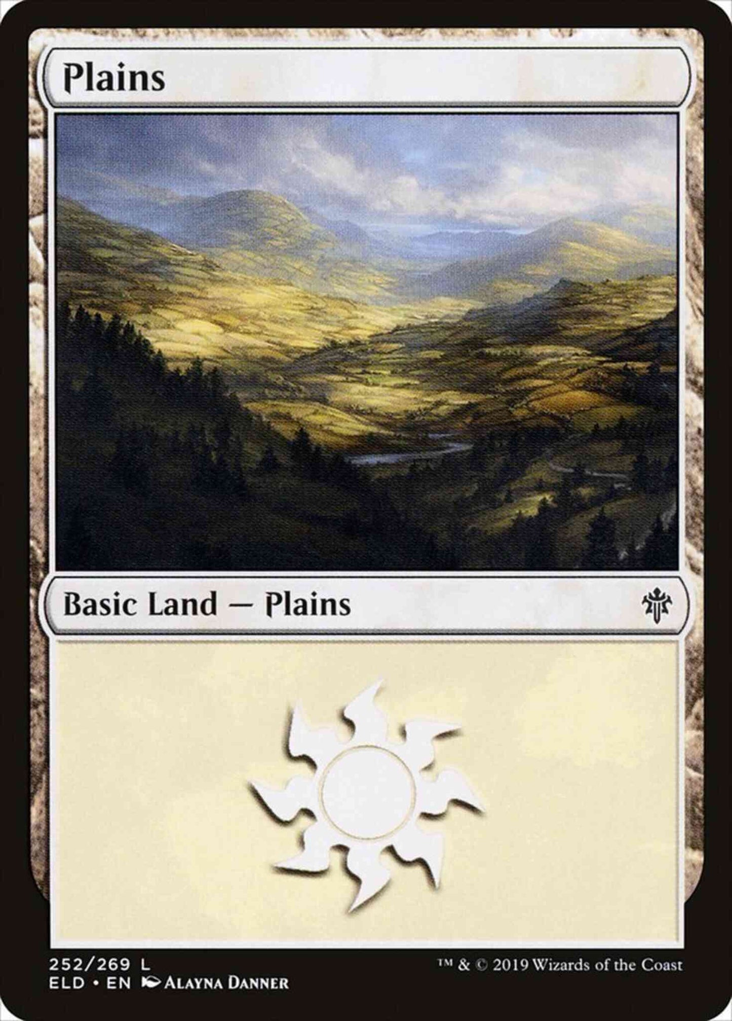 Plains [252] [Throne of Eldraine] [Non-Foil]