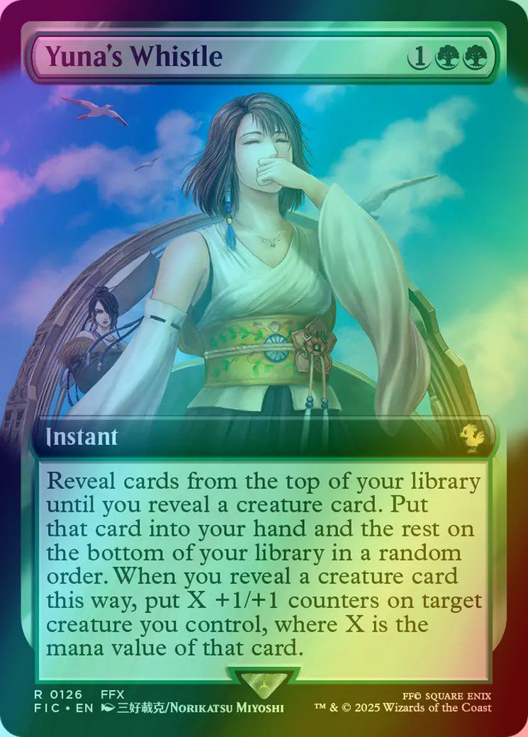 Yuna's Whistle [126] [Extended Art] [FINAL FANTASY: Commander] [Foil]