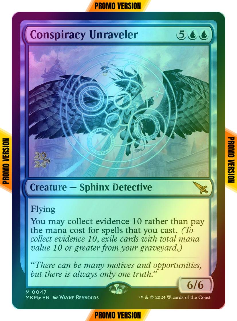 Conspiracy Unraveler [47s] [Prerelease] [Murders at Karlov Manor: Promos] [Foil]