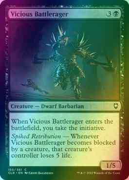 Vicious Battlerager [155] [Commander Legends: Battle for Baldur's Gate] [Foil]
