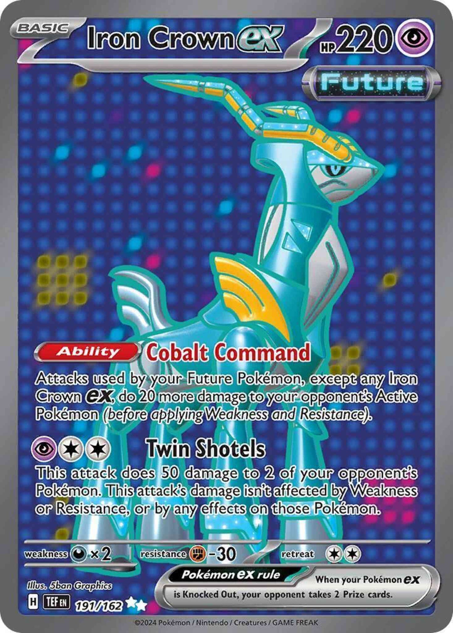 Iron Crown ex - 191/162 - Ultra Rare [sv05-191] [Ultra]