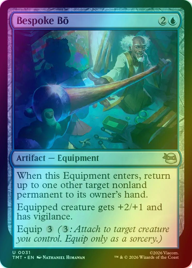 Bespoke Bō [31] [Teenage Mutant Ninja Turtles] [Foil]