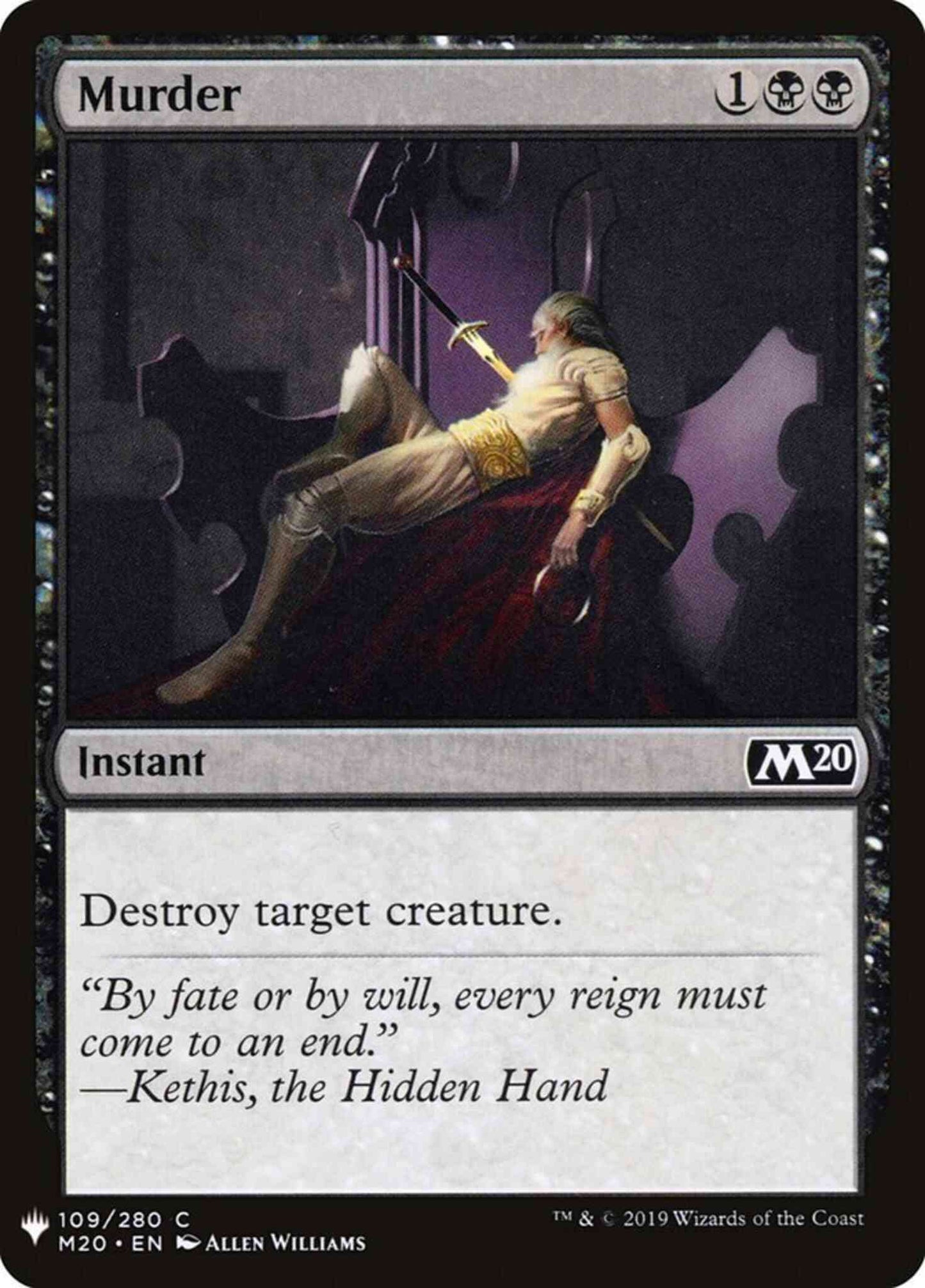 Murder [M20-109] [The List] [Non-Foil]