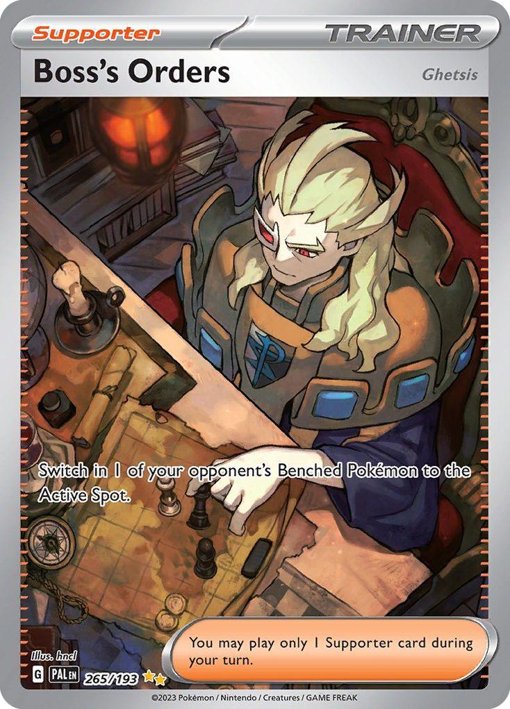 Boss's Orders - Ghetsis - 265/193 - Special Illustration Rare [sv02-265] [Ultra]
