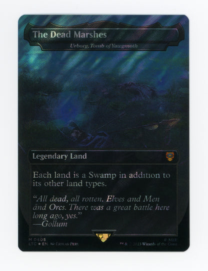 The Dead Marshes - Urborg, Tomb of Yawgmoth — Borderless|Realms and Relics|Surge Foil — ID 17960
