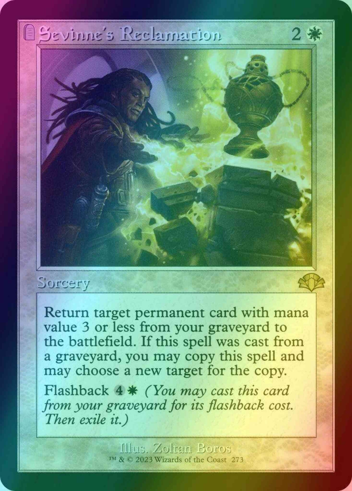 Sevinne's Reclamation [273] [Retro Frame] [Dominaria Remastered] [Foil]