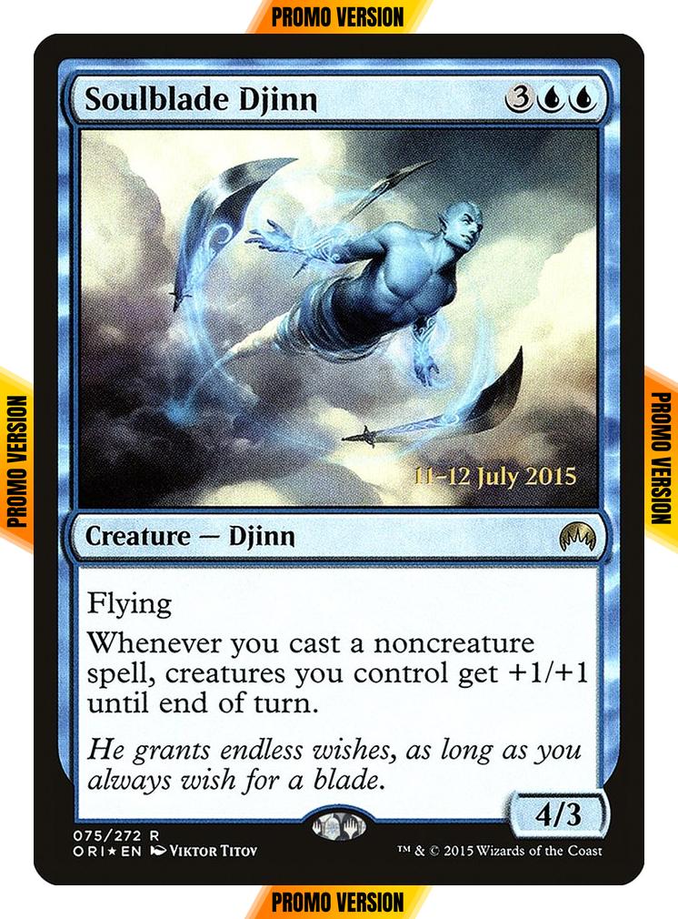 Soulblade Djinn [75s] [Magic Origins Promos] [Foil]