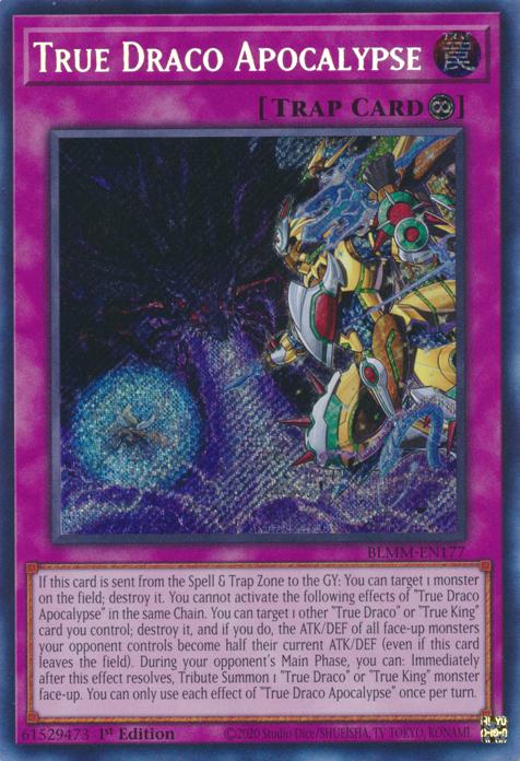 True Draco Apocalypse - BLMM-EN177 - Secret Rare - 1st Edition