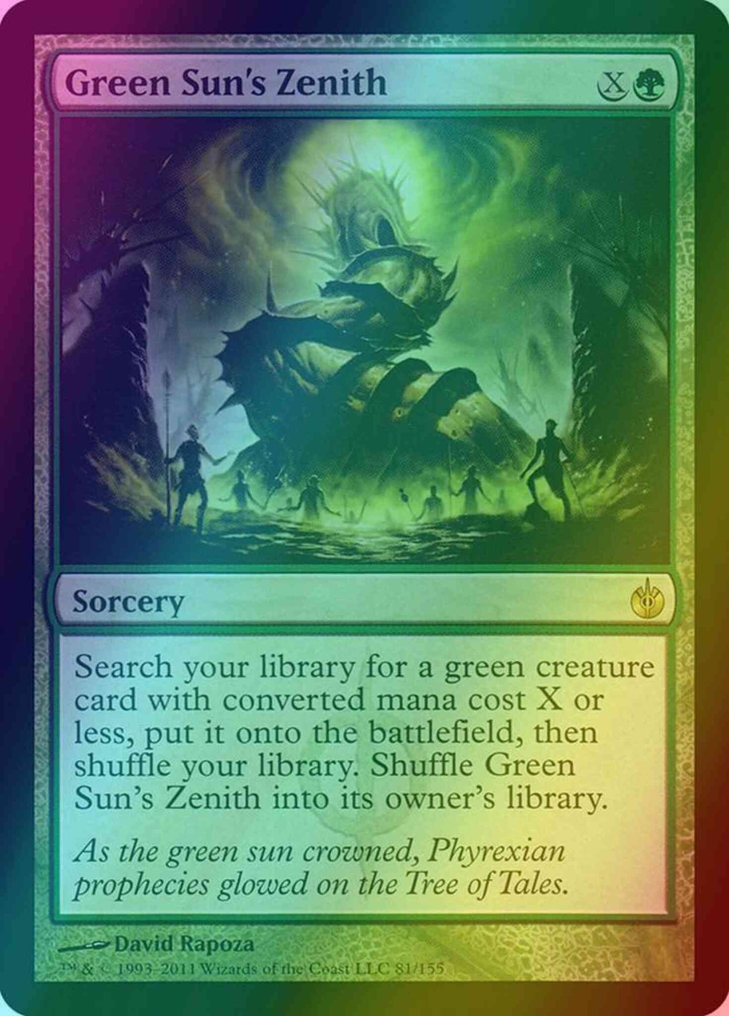Green Sun's Zenith [81] [Mirrodin Besieged] [Foil]