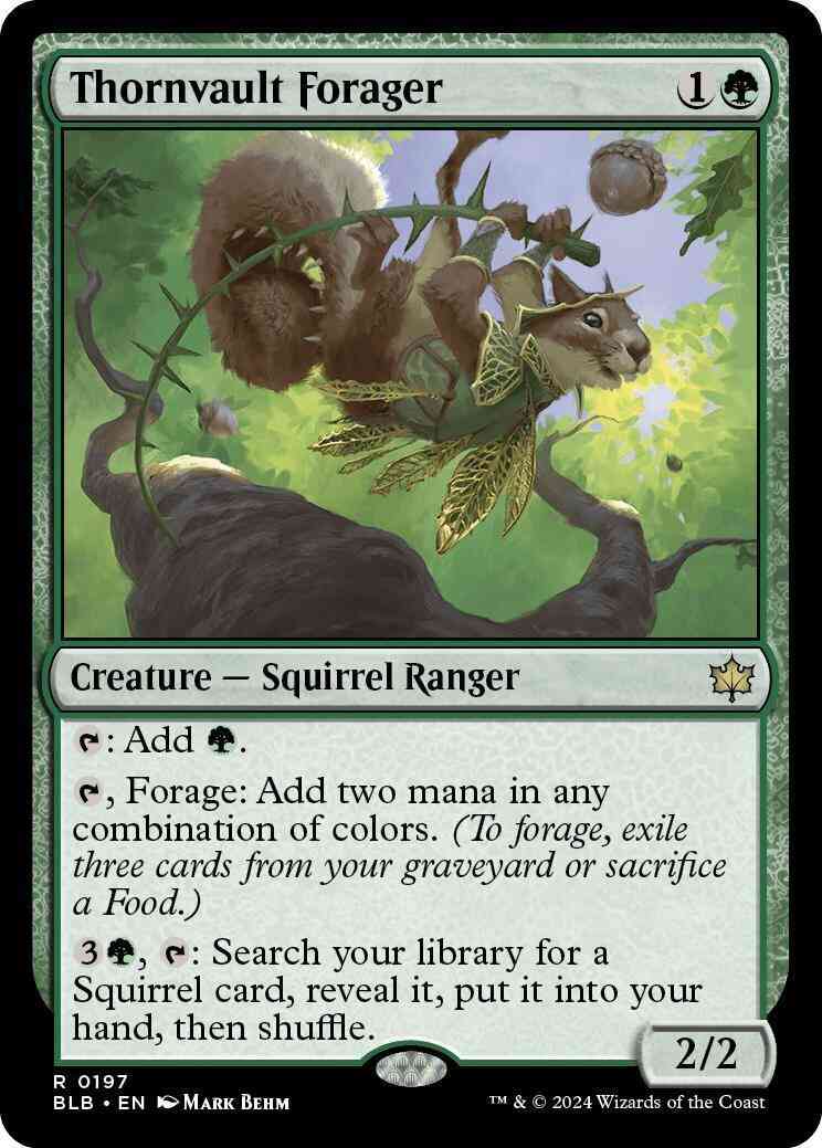 Thornvault Forager [197] [Bloomburrow] [Foil]
