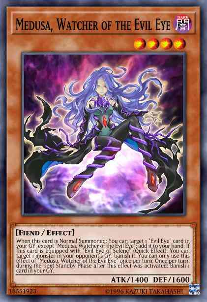 Medusa, Watcher of the Evil Eye - INCH-EN028 - Super Rare - 1st Edition