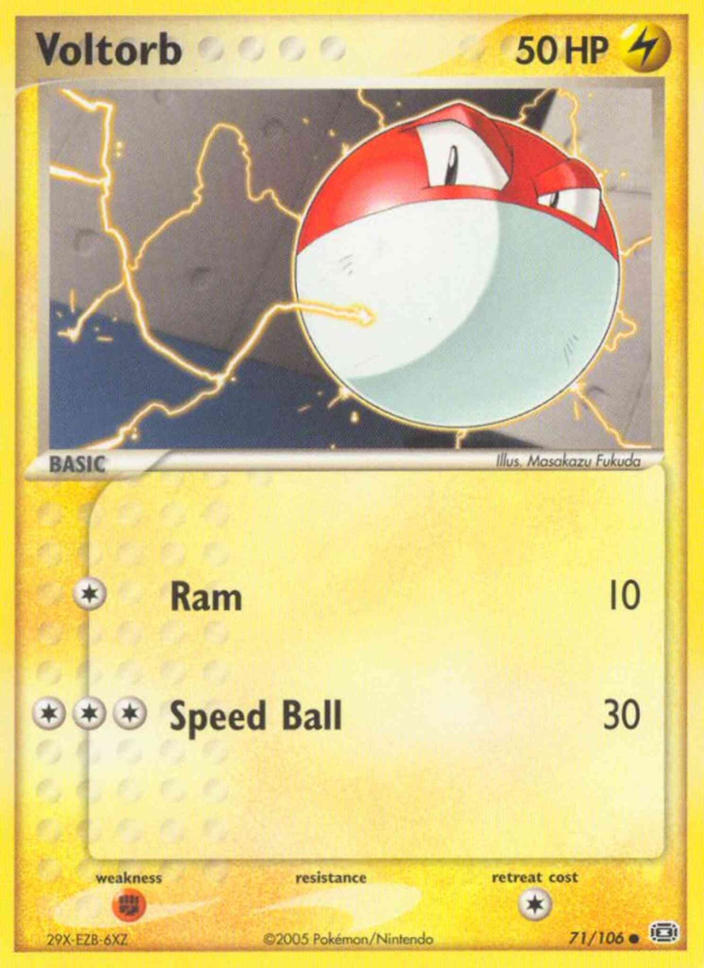 Voltorb - 71/106 - Common [ex9-71] [Reverse Holo]