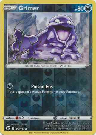 Grimer - 084/172 - Common [swsh9-084] [Reverse Holo]