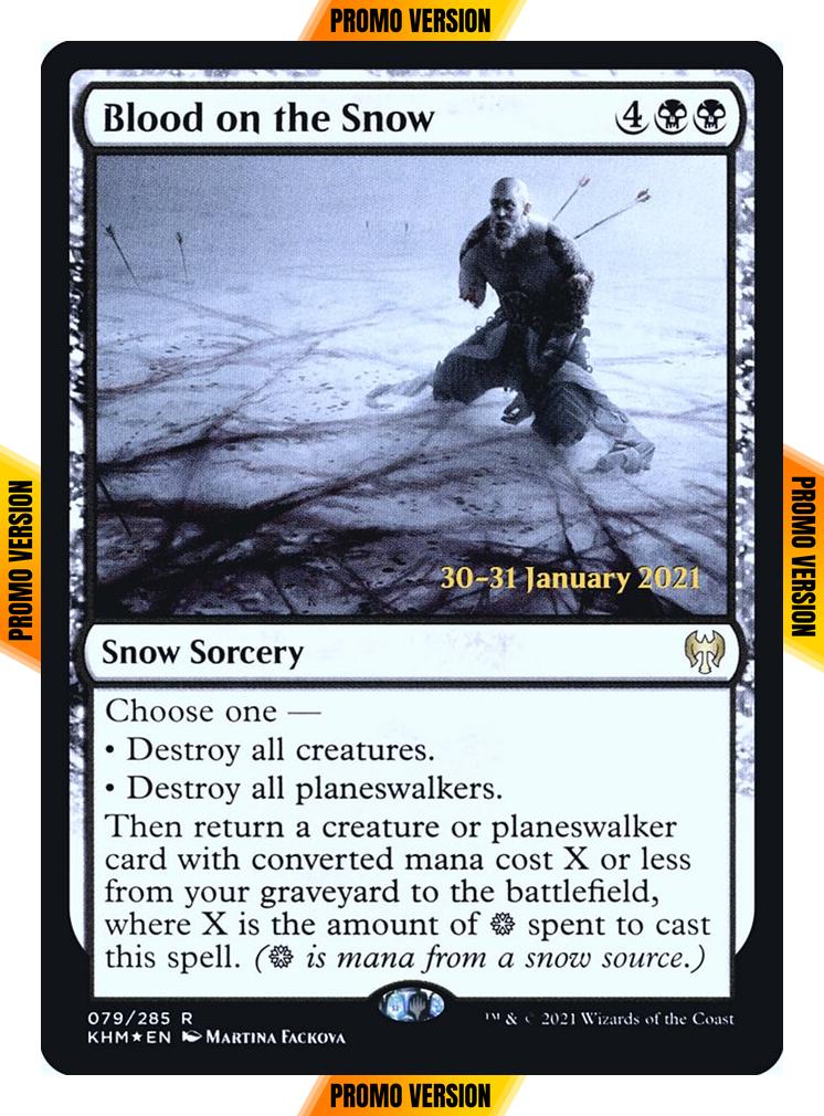Blood on the Snow [Prerelease] [79s] [Kaldheim Promos] [Foil]