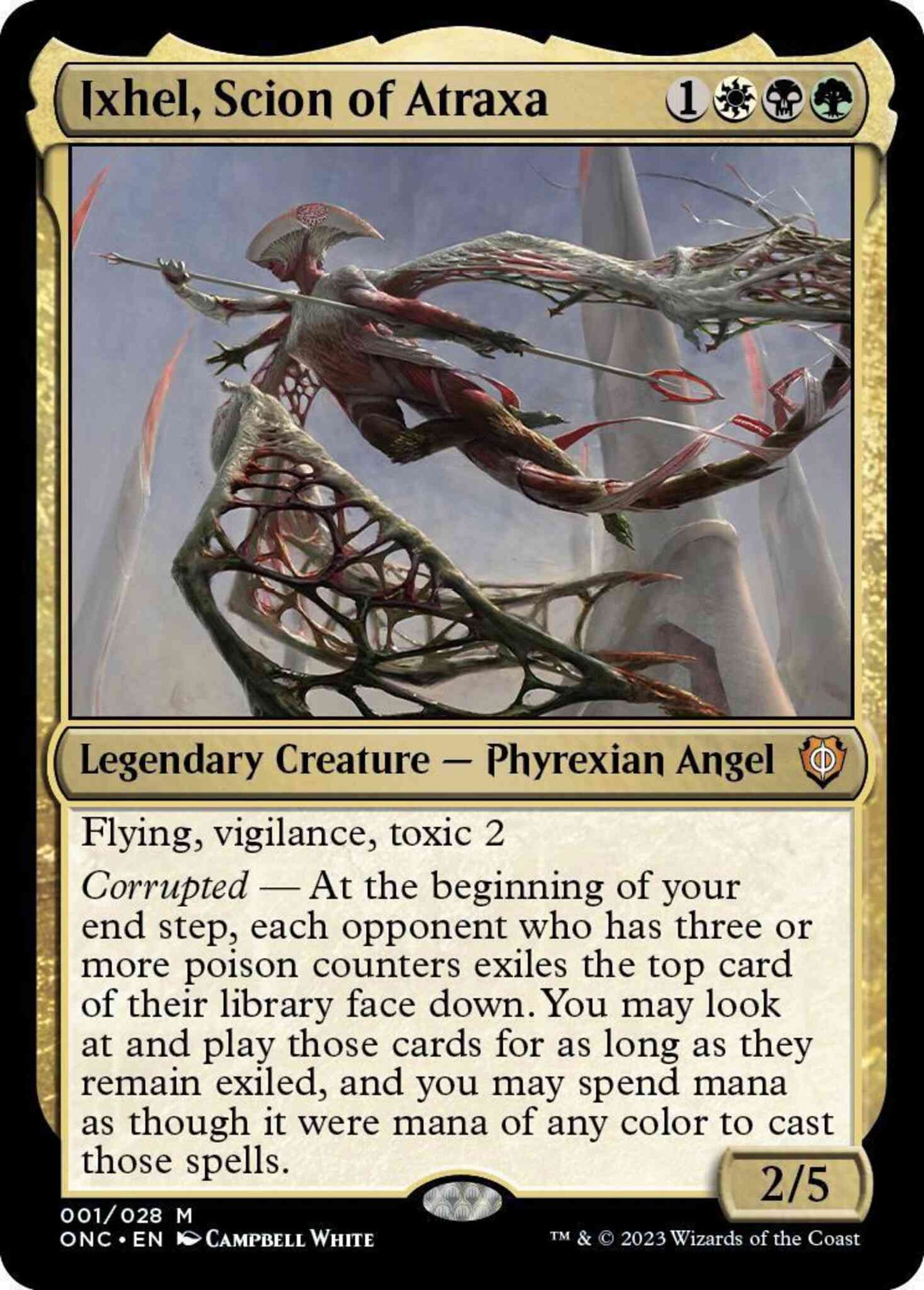 Ixhel, Scion of Atraxa [1] [Phyrexia: All Will Be One: Commander] [Non-Foil]