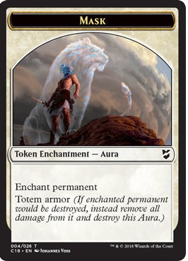 Beast Token (14) // Mask Token (04) [Commander 2018 Tokens] [Non-Foil]