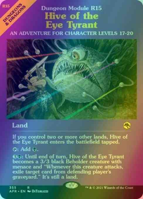 Hive of the Eye Tyrant [355] [Module Showcase] [Adventures in the Forgotten Realms] [Foil]