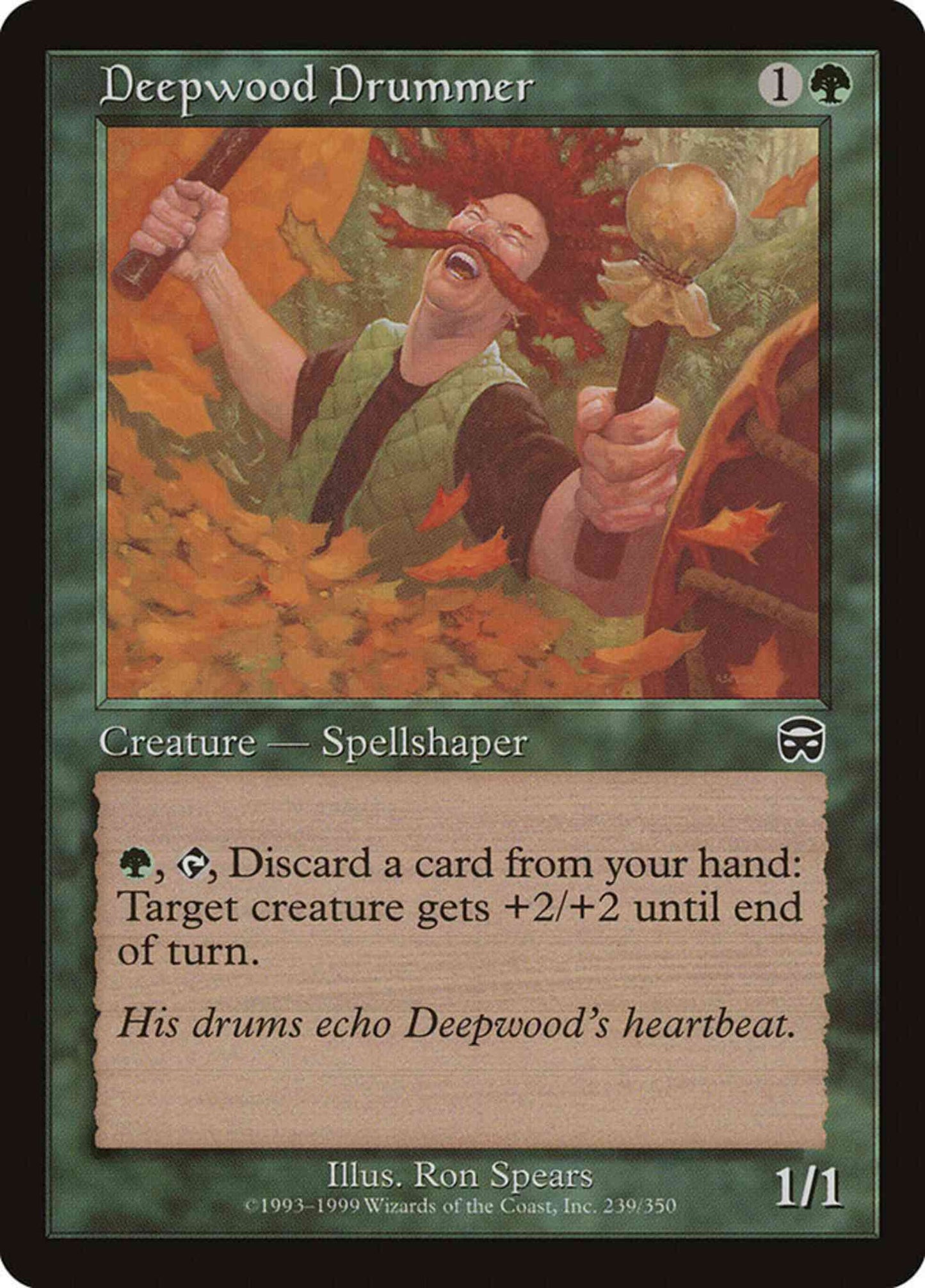 Deepwood Drummer [239] [Mercadian Masques] [Non-Foil]