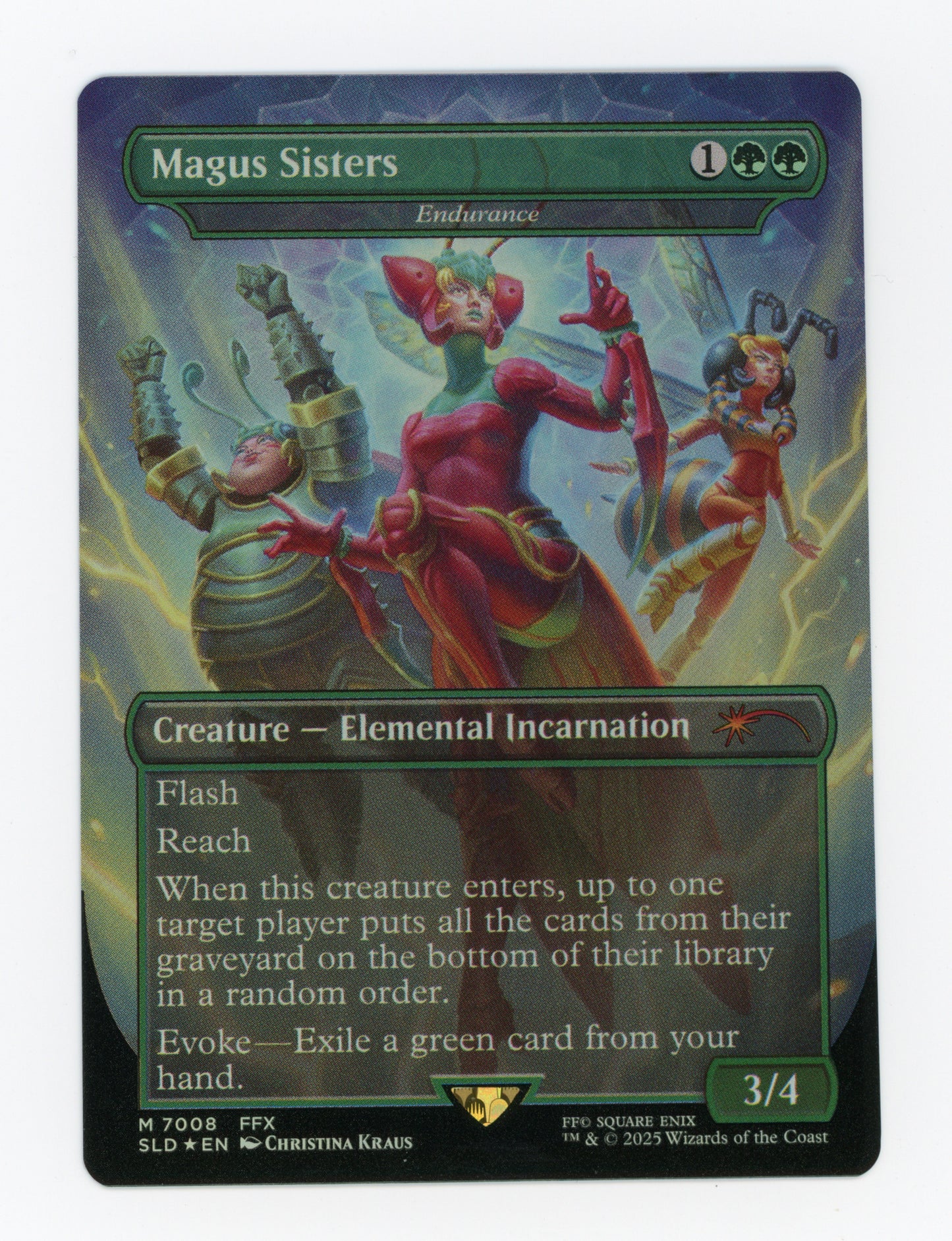 Magus Sisters - Endurance — Borderless|FINAL FANTASY|Foil — ID 19269
