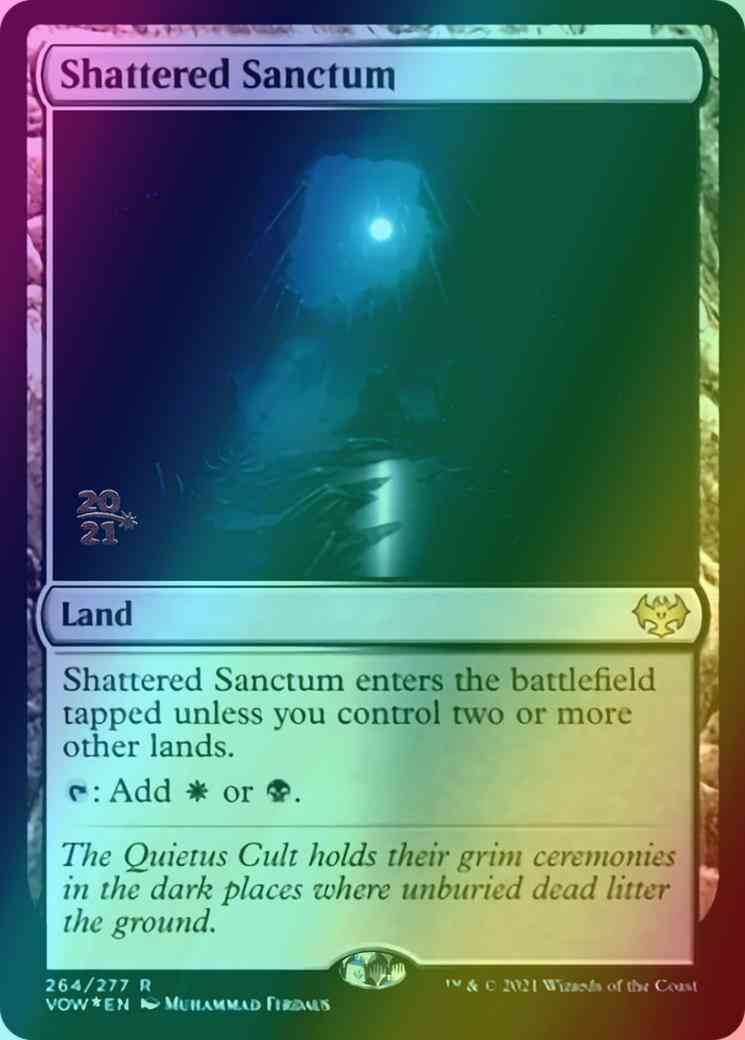 Shattered Sanctum [Prerelease] [264s] [Innistrad: Crimson Vow: Promos] [Foil]