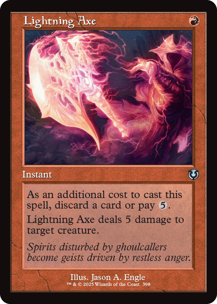 Lightning Axe [398] [Retro Frame] [Innistrad Remastered] [Non-Foil]