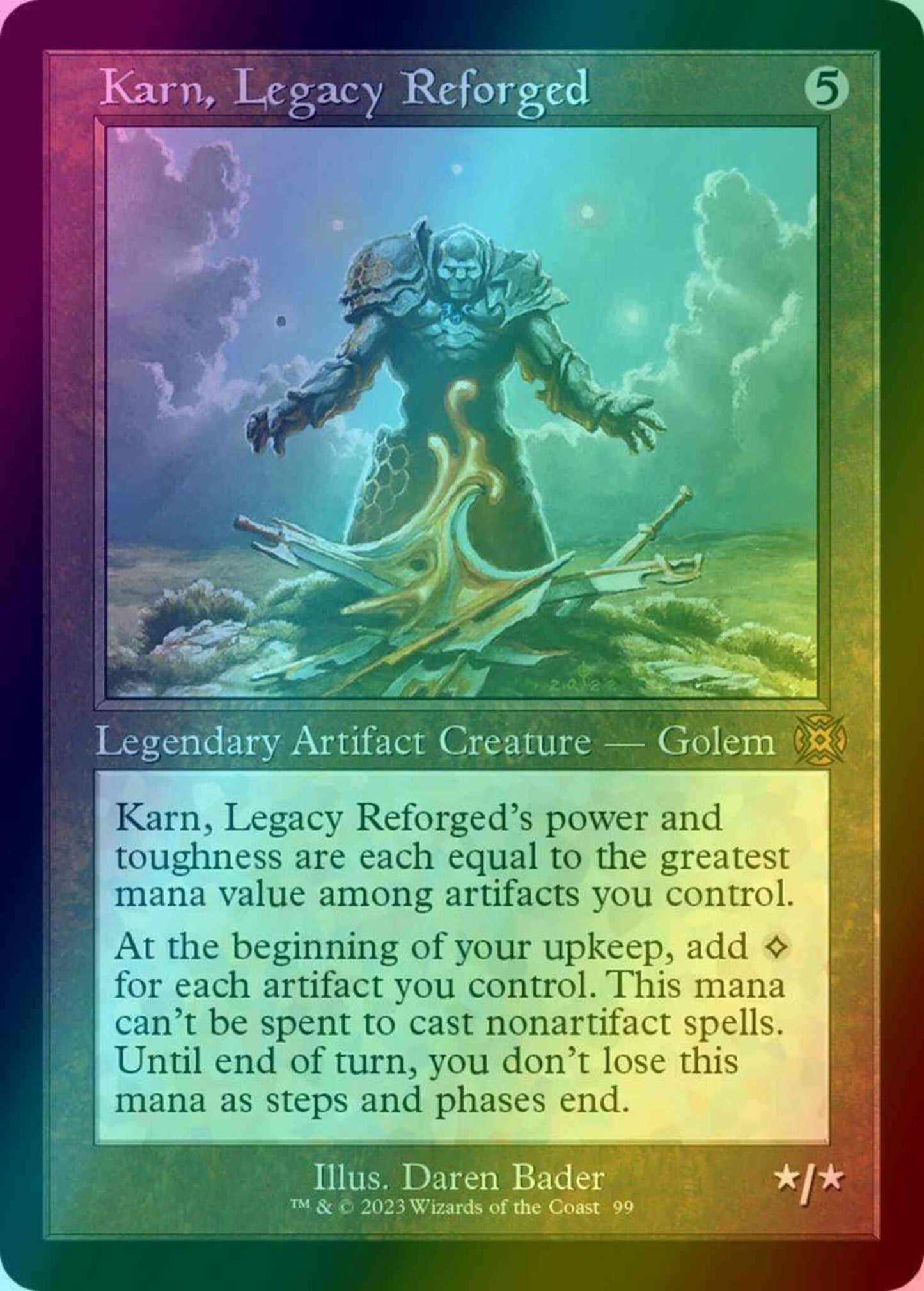 Karn, Legacy Reforged [99] [Retro Frame] [March of the Machine: The Aftermath] [Foil]