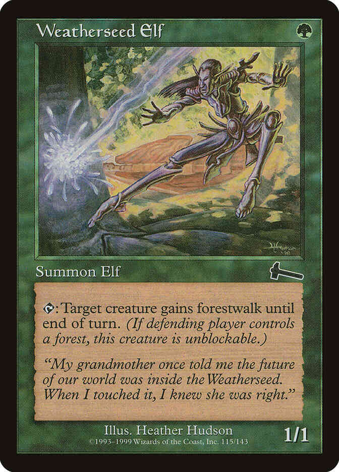 Weatherseed Elf [115] [Urza's Legacy] [Non-Foil]