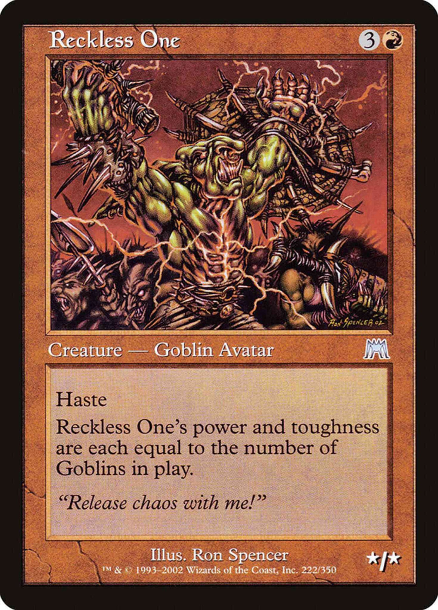 Reckless One [222] [Onslaught] [Non-Foil]