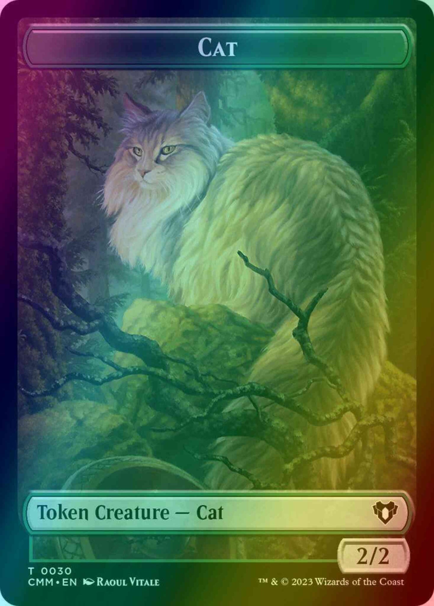 Cat Token (30) // Zombie Token (19) [Commander Masters: Tokens] [Foil]