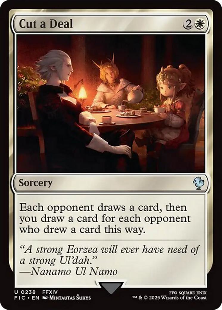 Cut a Deal [238] [FINAL FANTASY: Commander] [Non-Foil]