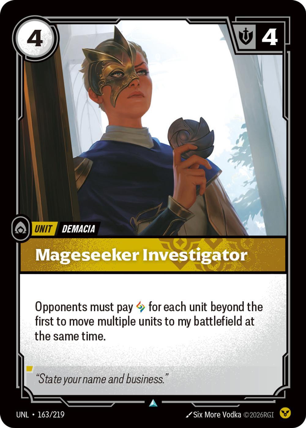 Mageseeker Investigator - 163/219 [Unleashed] [Non-Foil]
