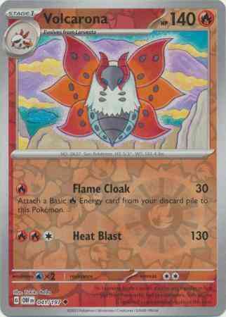 Volcarona - 041/197 - Uncommon [sv03-041] [Reverse Holo]